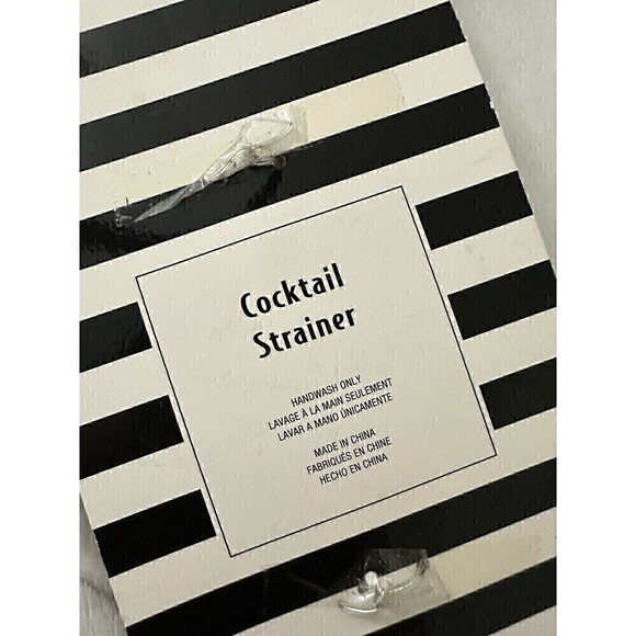 NEW Liberty Bar Cocktail Strainer Bar Gold Plated Glitter Cocktails Drinks Party - Picture 3 of 3